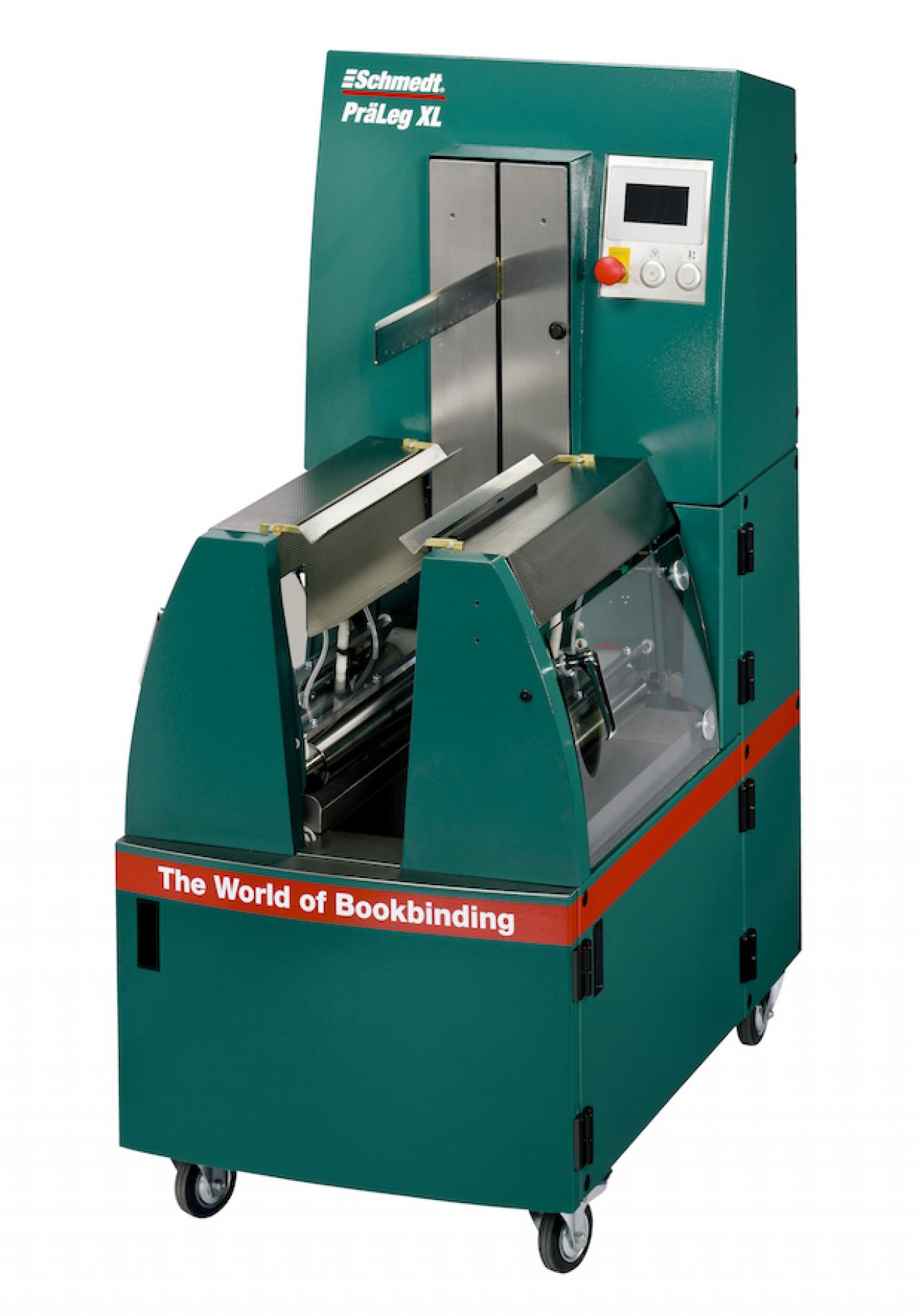 Maszyna do zawieszania bloków książkowych w okładkę Prä Leg
