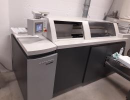 Semi-automatic 1-clamp perfect binder with a roller system of glue application HEIDELBERG EUROBIND 600